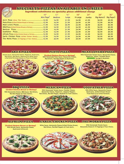 big mamas and papas pizzeria menu|big mama papa's pizza coupons.